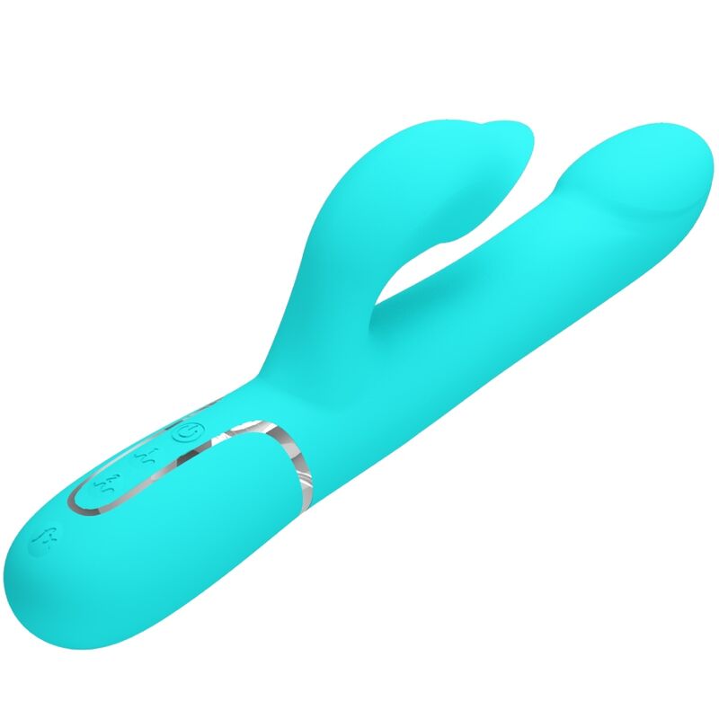 PRETTY LOVE - RABBIT VIBRATOR PEARLS AQUA GREEN - NOCTURNA DESIRES