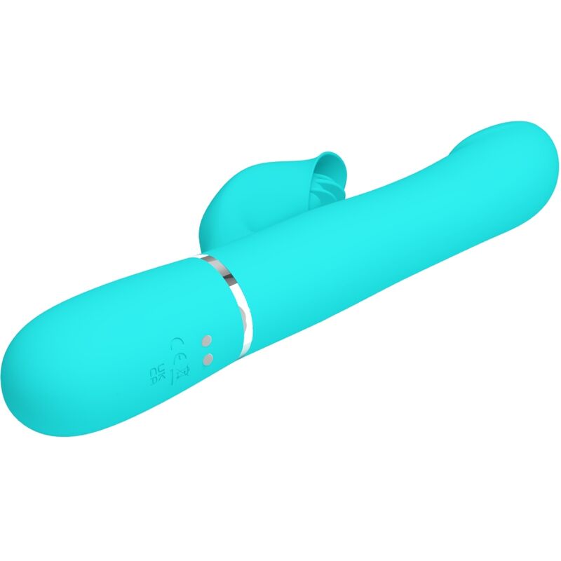 PRETTY LOVE - RABBIT VIBRATOR PEARLS AQUA GREEN - NOCTURNA DESIRES