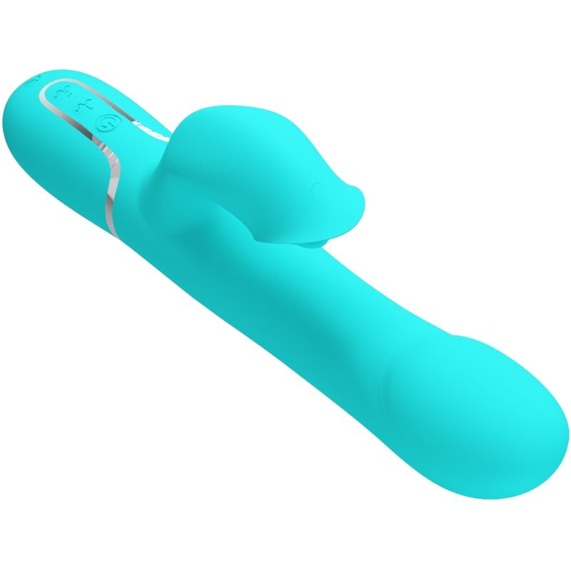 PRETTY LOVE - RABBIT VIBRATOR PEARLS AQUA GREEN - NOCTURNA DESIRES