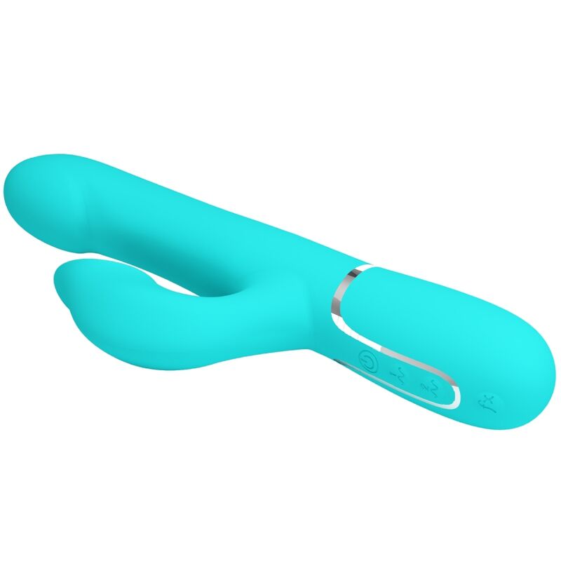 PRETTY LOVE - RABBIT VIBRATOR PEARLS AQUA GREEN - NOCTURNA DESIRES