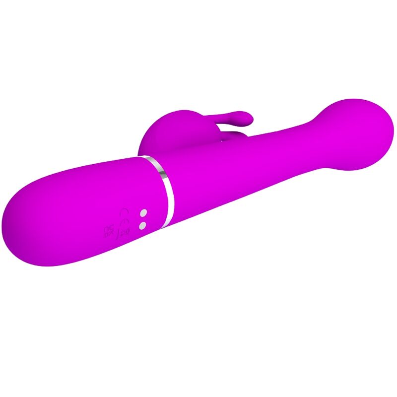PRETTY LOVE - DEJON RABBIT VIBRATOR 3 IN 1 MULTIFUNCTION VIOLET - NOCTURNA DESIRES