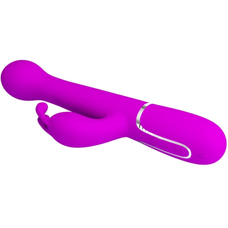 PRETTY LOVE - DEJON RABBIT VIBRATOR 3 IN 1 MULTIFUNCTION VIOLET - NOCTURNA DESIRES