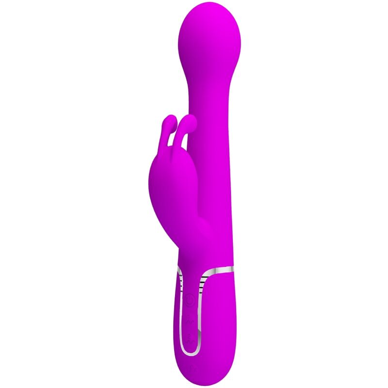 PRETTY LOVE - DEJON RABBIT VIBRATOR 3 IN 1 MULTIFUNCTION VIOLET - NOCTURNA DESIRES