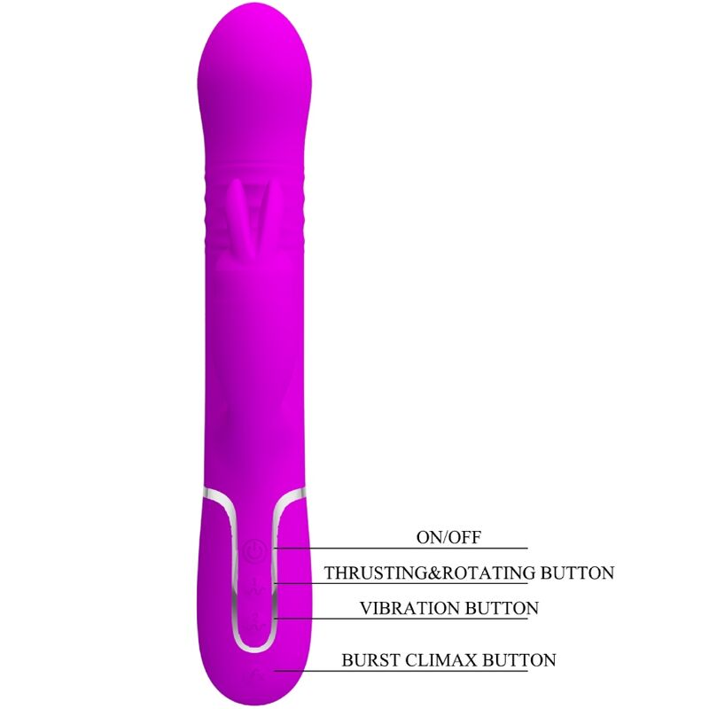 PRETTY LOVE - COALE RABBIT VIBRATOR PEARLS VIOLET - NOCTURNA DESIRES