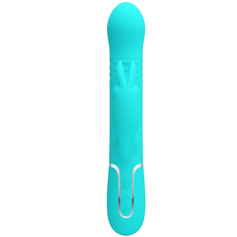 PRETTY LOVE - COALE RABBIT VIBRATOR PEARLS AQUA GREEN - NOCTURNA DESIRES