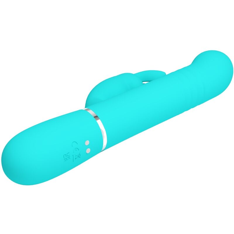 PRETTY LOVE - COALE RABBIT VIBRATOR PEARLS AQUA GREEN - NOCTURNA DESIRES