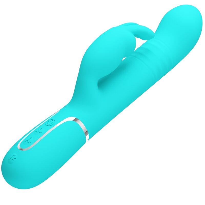 PRETTY LOVE - COALE RABBIT VIBRATOR PEARLS AQUA GREEN - NOCTURNA DESIRES