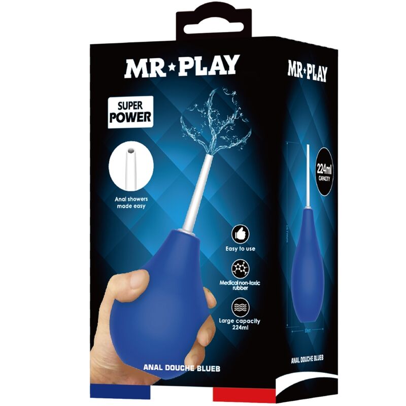 MR PLAY - ANAL DOUCHE BLUEB SUPER POWER BLUE - NOCTURNA DESIRES
