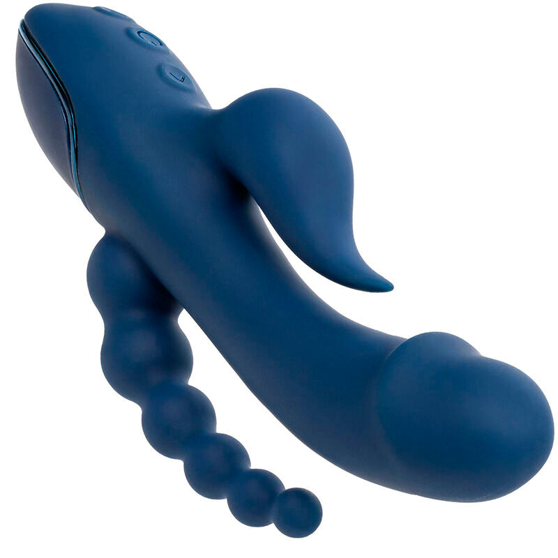 CALEXOTICS - VIBRATOR TRIPLE ORGASM BLUE - NOCTURNA DESIRES