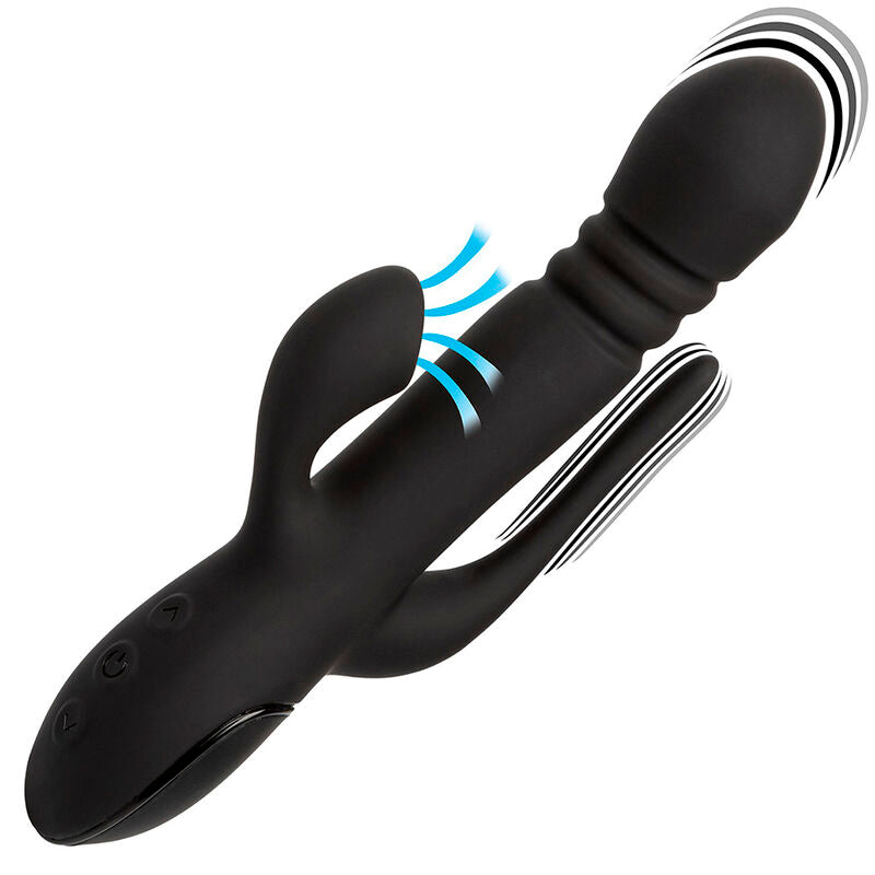 CALEXOTICS - VIBRATOR TRIPLE EUPHORIA BLACK - NOCTURNA DESIRES