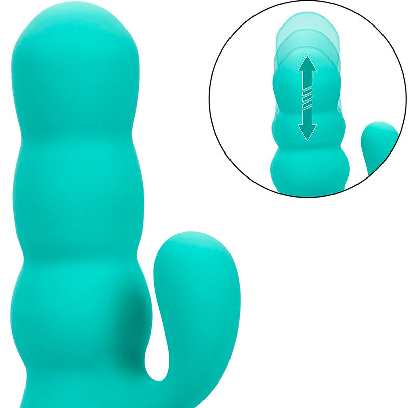 CALEXOTICS - DEL MAR DIVA VIBRATOR RABBIR AQUA GREEN BY CALIFORNIA DREAMING - NOCTURNA DESIRES