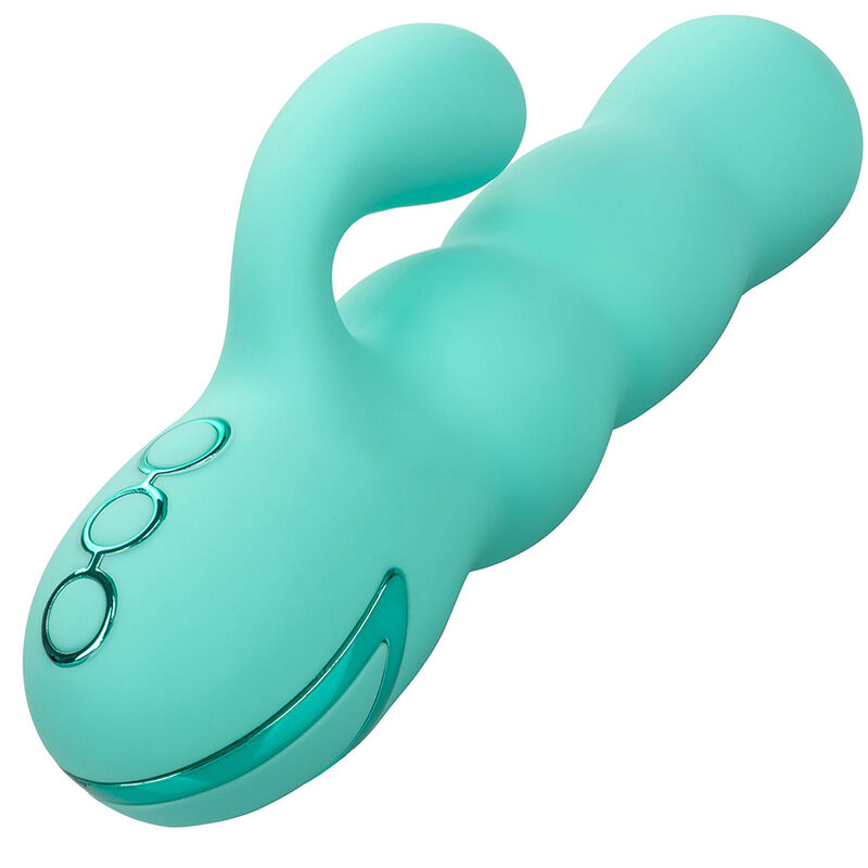 CALEXOTICS - DEL MAR DIVA VIBRATOR RABBIR AQUA GREEN BY CALIFORNIA DREAMING - NOCTURNA DESIRES