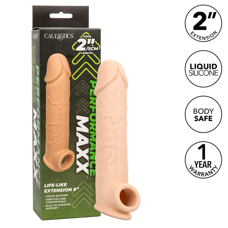 CALEXOTICS - PERFORMANCE MAXX LIFE-LIKE EXTENSION 8 LIGHT SKIN - NOCTURNA DESIRES
