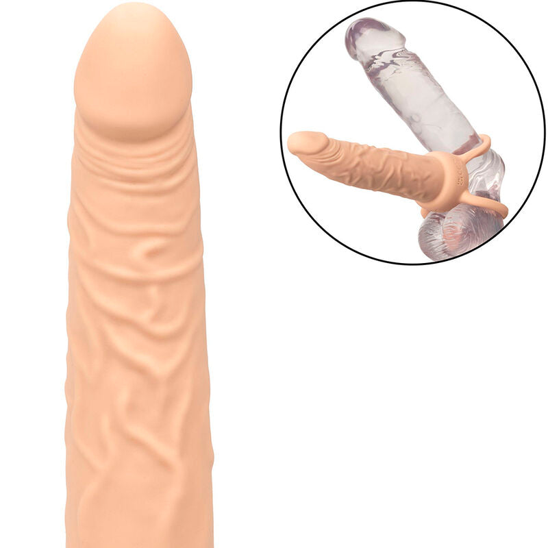 CALEXOTICS - PERFORMANCE MAXX RECHARGABLE DUAL PENETRATOR LIGHT SKIN - NOCTURNA DESIRES
