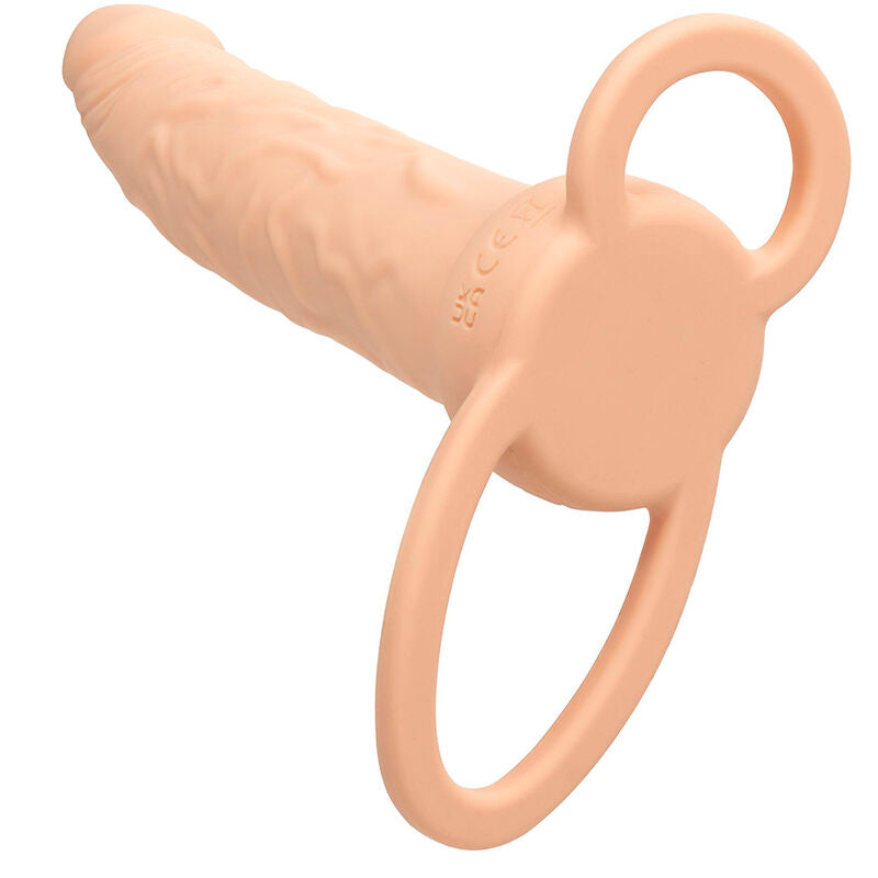 CALEXOTICS - PERFORMANCE MAXX RECHARGABLE DUAL PENETRATOR LIGHT SKIN - NOCTURNA DESIRES