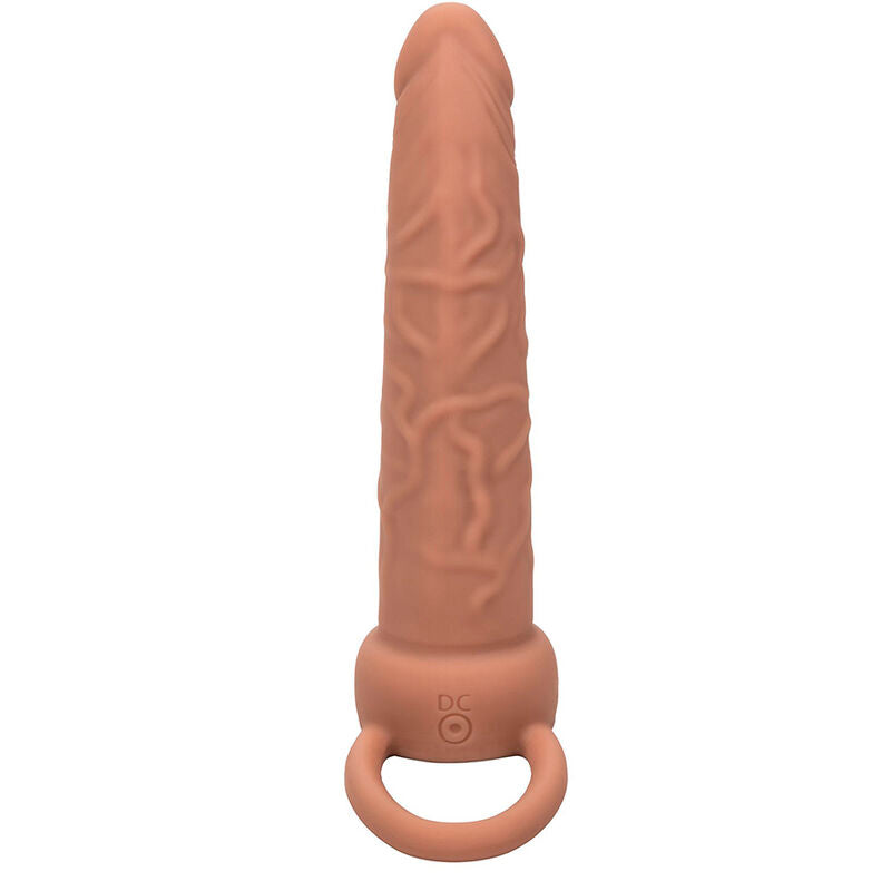 CALEXOTICS - PERFORMANCE MAXX RECHARGABLE DUAL PENETRATOR BROWN SKIN - NOCTURNA DESIRES