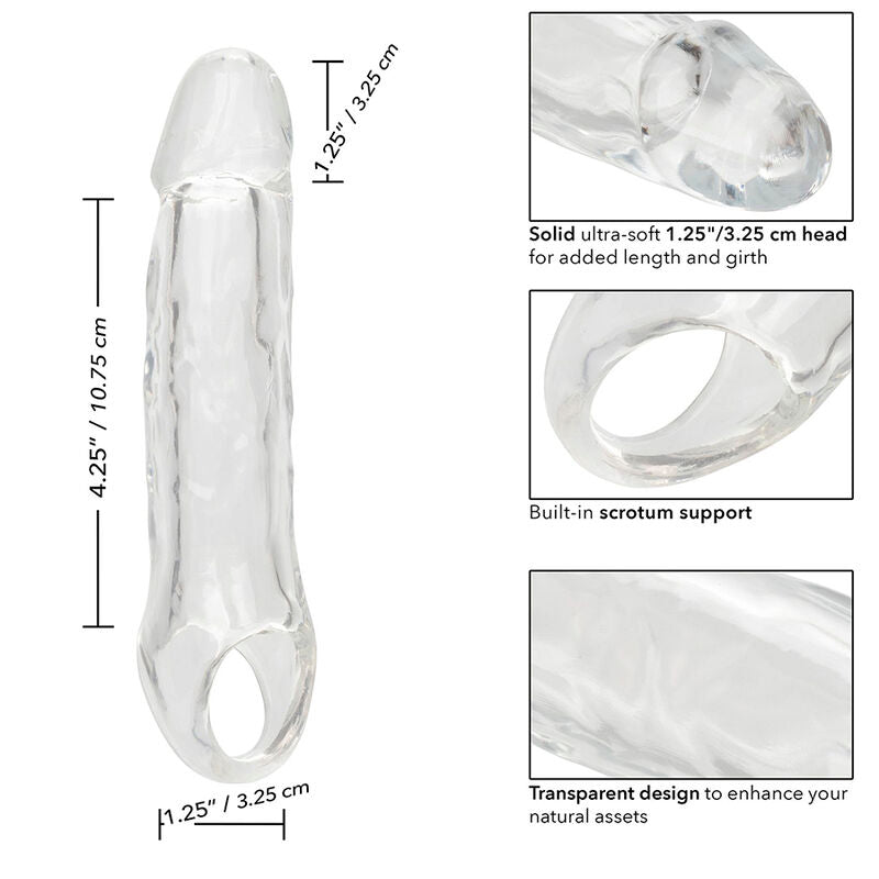 CALEXOTICS - PERFORMANCE MAXX CLEAR EXTENSION 5,5 TRANSPARENT - NOCTURNA DESIRES