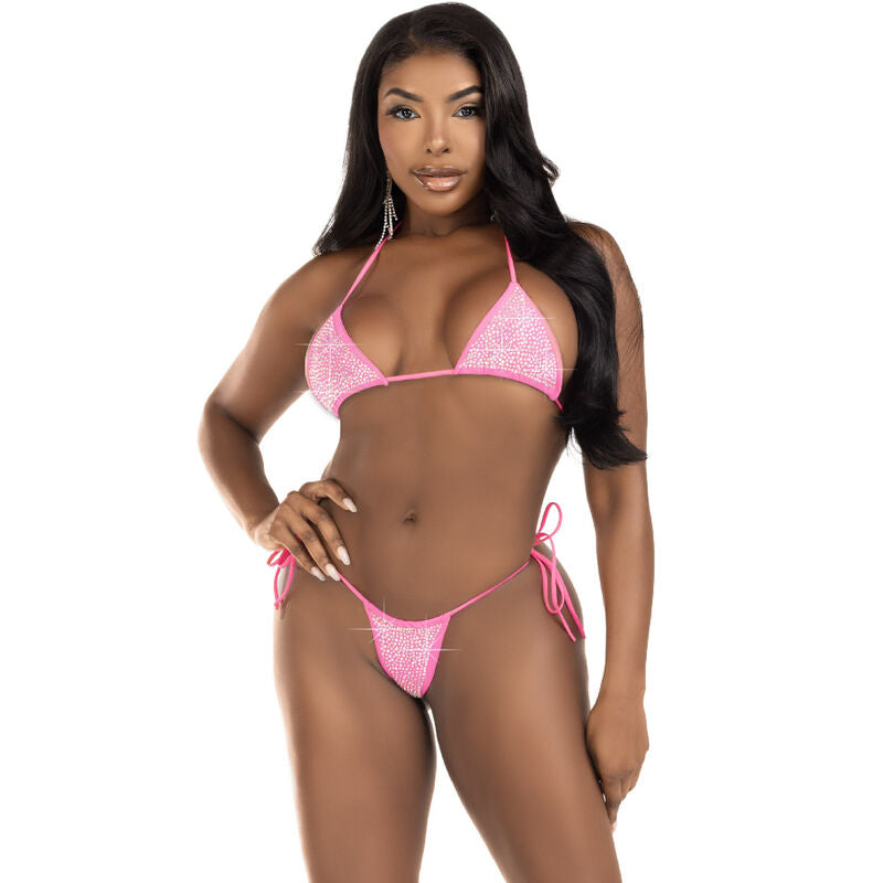 LEG AVENUE - DIAMONDS BIKINI FUCHSIA - NOCTURNA DESIRES