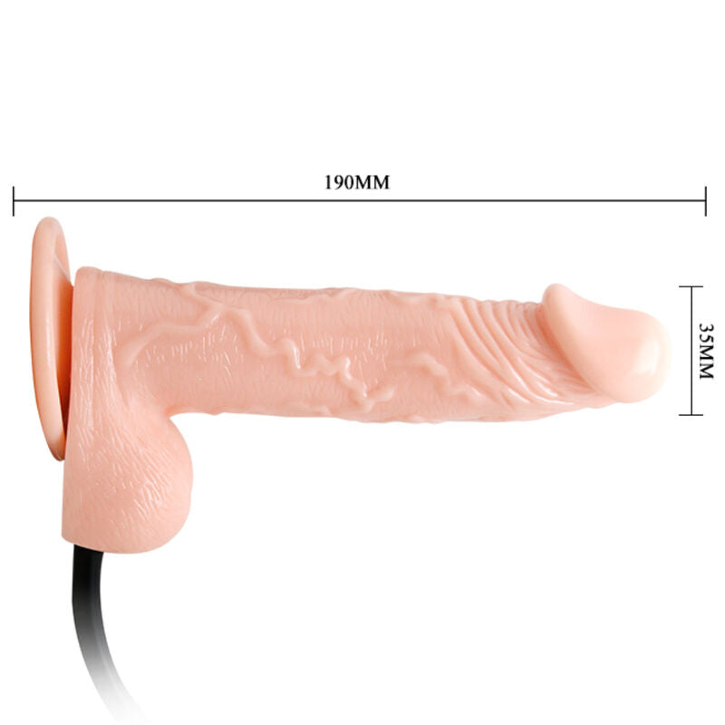 DANCE - REALISTIC INFLATABLE DILDO WITH SUCTION CUP 15 CM BAILE DILDOS NOCTURNA DESIRES