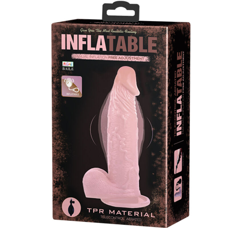DANCE - REALISTIC INFLATABLE DILDO WITH SUCTION CUP 15 CM BAILE DILDOS NOCTURNA DESIRES