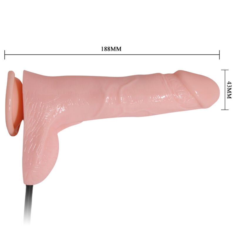 BAILE - INFLATABLE REALISTIC DILDO WITH SUCTION CUP 15 CM BAILE DILDOS NOCTURNA DESIRES