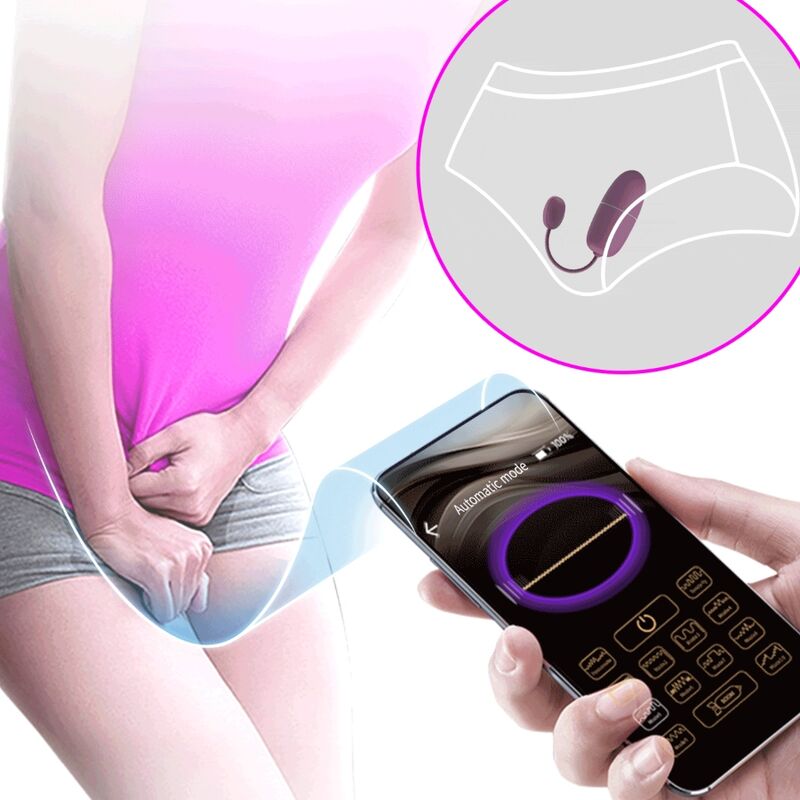 PRETTY LOVE - NYMPH VIBRATING EGG APP CONTROLLED LILA - NOCTURNA DESIRES