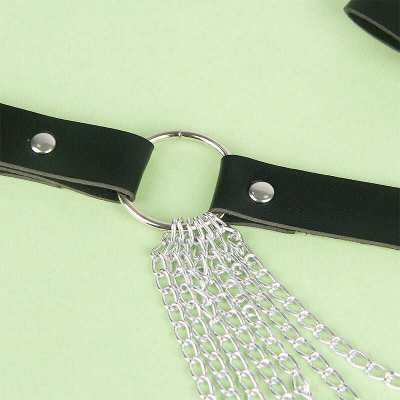 SUBBLIME - LEATHER CHAINBELT BLACK ONE SIZE - NOCTURNA DESIRES