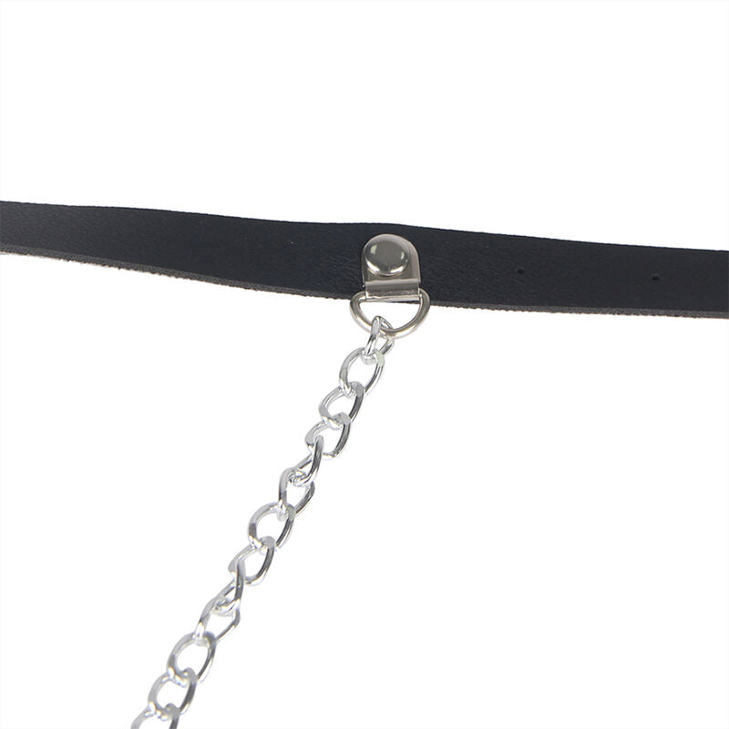 SUBBLIME - LEATHER BELT HARNESS BLACK ONE SIZE - NOCTURNA DESIRES