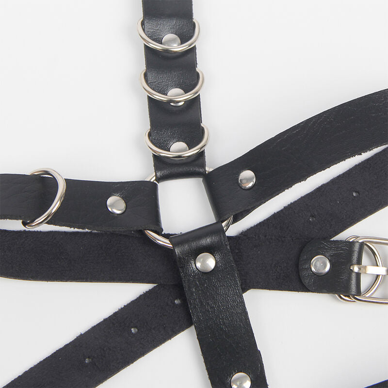 SUBBLIME - GARTER HARNESS WITH RINGS ONE SIZE - NOCTURNA DESIRES
