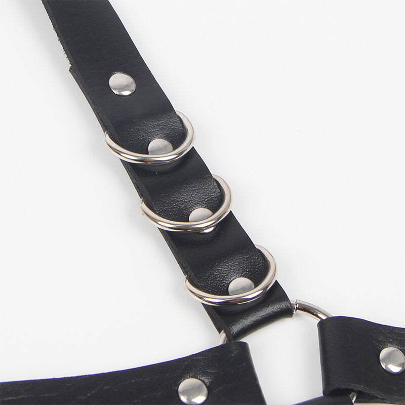 SUBBLIME - GARTER HARNESS WITH RINGS ONE SIZE - NOCTURNA DESIRES