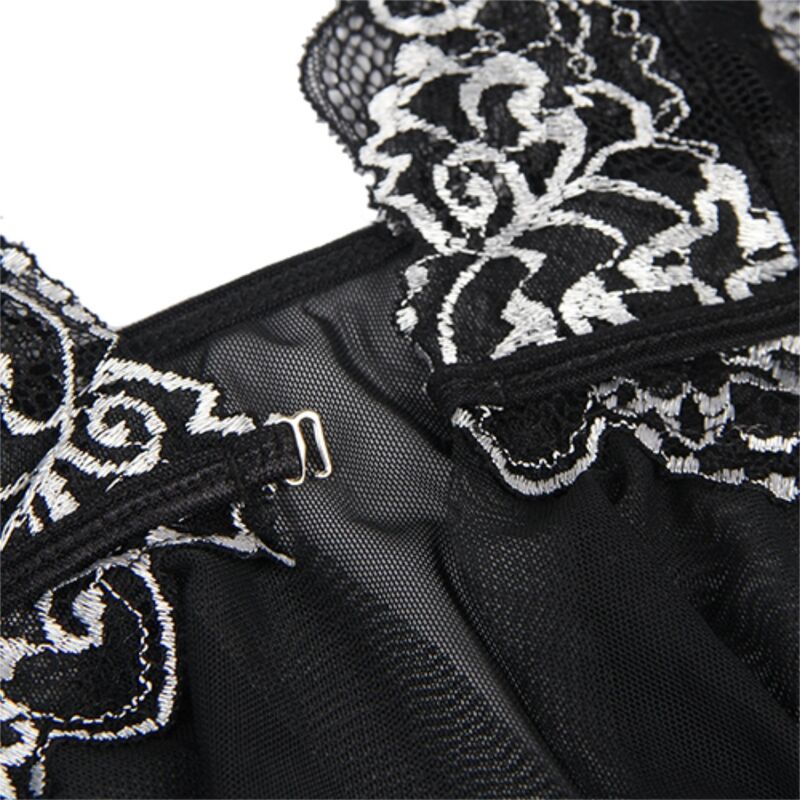 SUBBLIME - BABYDOLL FABRIC TULLE CHEST LACE L/XL - NOCTURNA DESIRES
