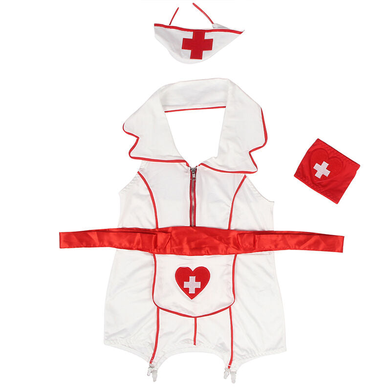 SUBBLIME - SEXY NURSE COSTUME DRESS S/M - NOCTURNA DESIRES