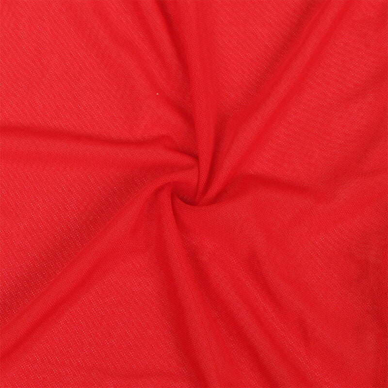 SUBBLIME - TRANSPARENT FABRIC ROBE WITH LACE DETAIL RED S/M - NOCTURNA DESIRES