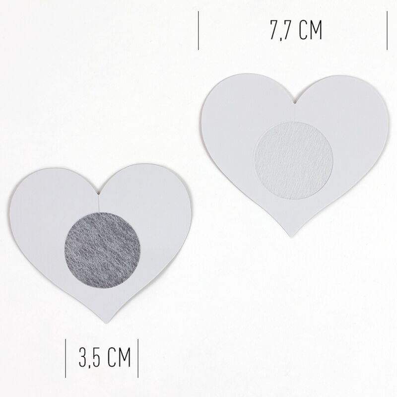SECRET PLAY - WOW BOOBS! HEART NIPPLE COVERS - NOCTURNA DESIRES