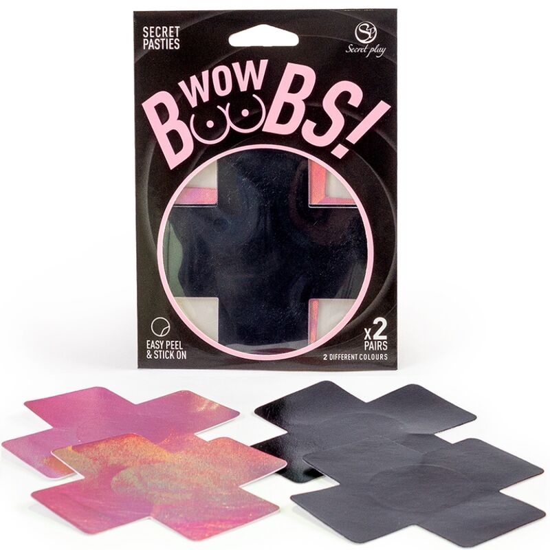 SECRET PLAY - WOW BOOBS! X NIPPLE COVERS - NOCTURNA DESIRES