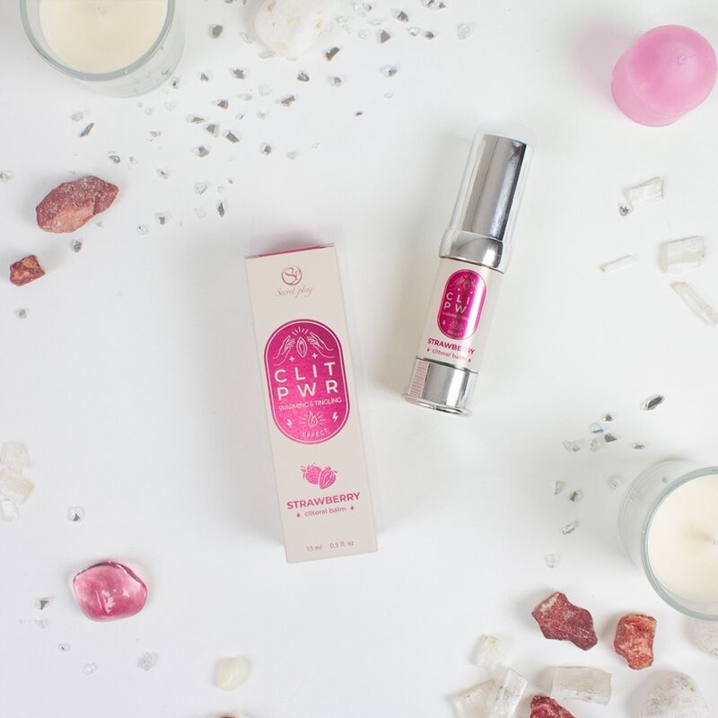 SECRET PLAY - CLIT PWR STRAWBERRY CLITORIS BALM - NOCTURNA DESIRES