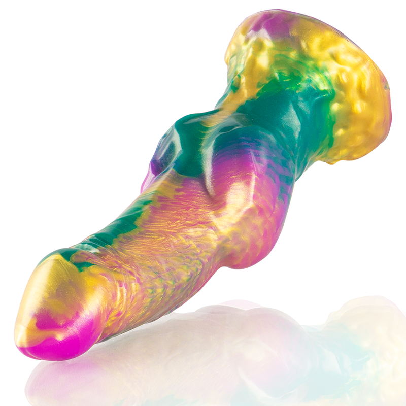EPIC - IRIS DILDO WITH RAINBOW TESTICLES OF PLEASURE - NOCTURNA DESIRES