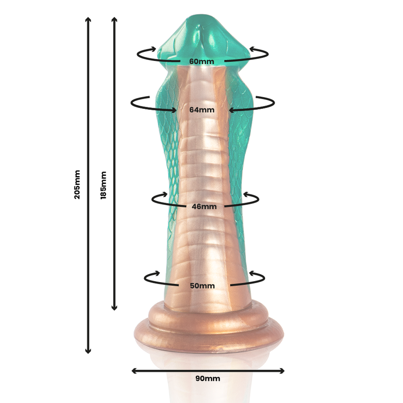 EPIC - PYTHON DILDO COBRA GREEN - NOCTURNA DESIRES