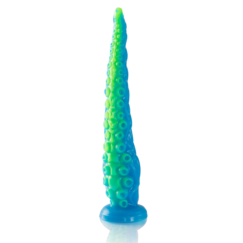 EPIC - SCYLLA FLUORESCENT THIN TENTACLE DILDO LARGE SIZE - NOCTURNA DESIRES