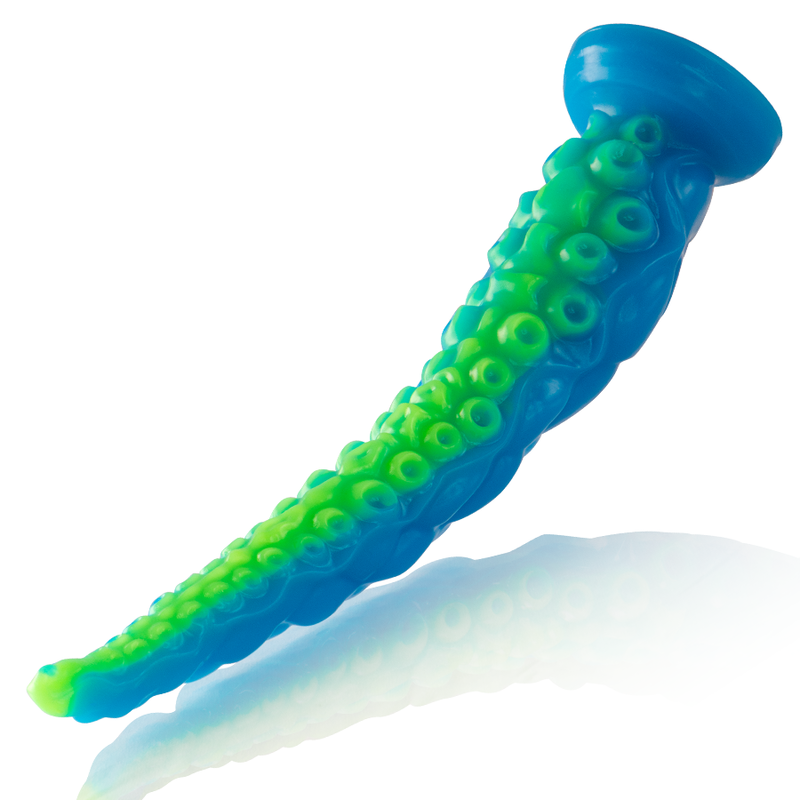 EPIC - SCYLLA FLUORESCENT THIN TENTACLE DILDO LARGE SIZE - NOCTURNA DESIRES