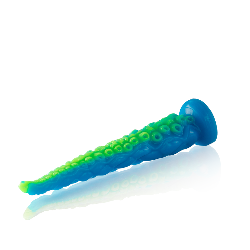 EPIC - SCYLLA FLUORESCENT THIN TENTACLE DILDO SMALL SIZE - NOCTURNA DESIRES