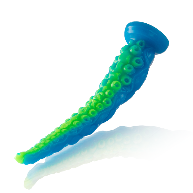 EPIC - SCYLLA FLUORESCENT THIN TENTACLE DILDO SMALL SIZE - NOCTURNA DESIRES