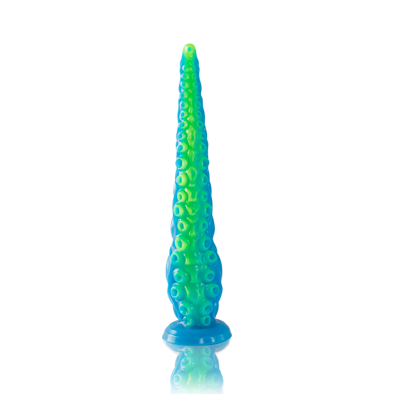 EPIC - SCYLLA FLUORESCENT THIN TENTACLE DILDO SMALL SIZE - NOCTURNA DESIRES