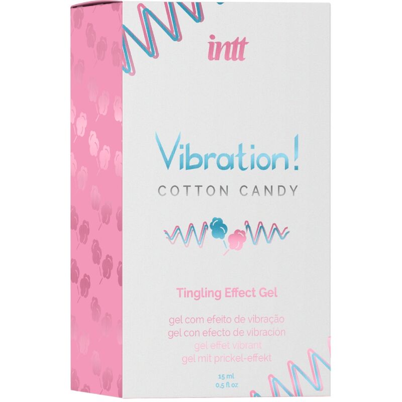 INTT - POWERFUL INTIMATE STIMULANT COTTON CANDY LIQUID VIBRATOR GEL 15 ML - NOCTURNA DESIRES