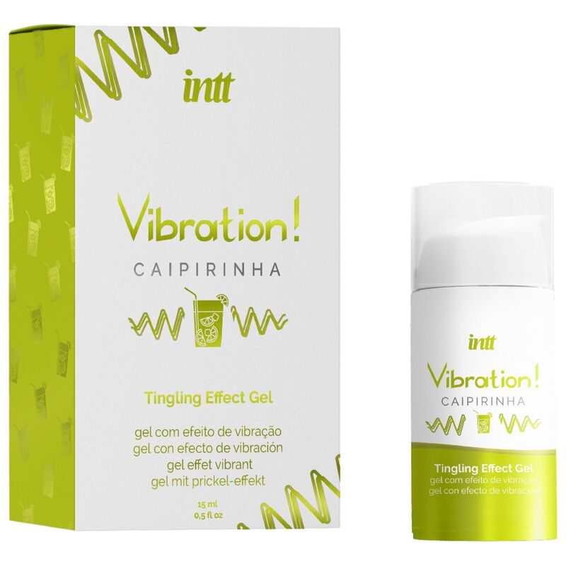 INTT - POWERFUL INTIMATE STIMULANT CAIPIRINHA LIQUID VIBRATOR GEL 15 ML - NOCTURNA DESIRES