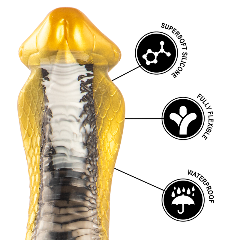 EPIC - DRAKON DILDO YELLOW COBRA - NOCTURNA DESIRES