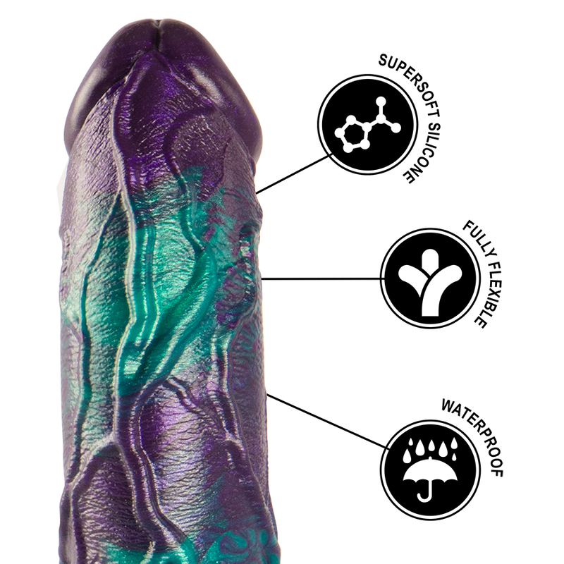 EPIC - BASILISK DILDO DOUBLE SCALY PLEASURE BIG SIZE - NOCTURNA DESIRES