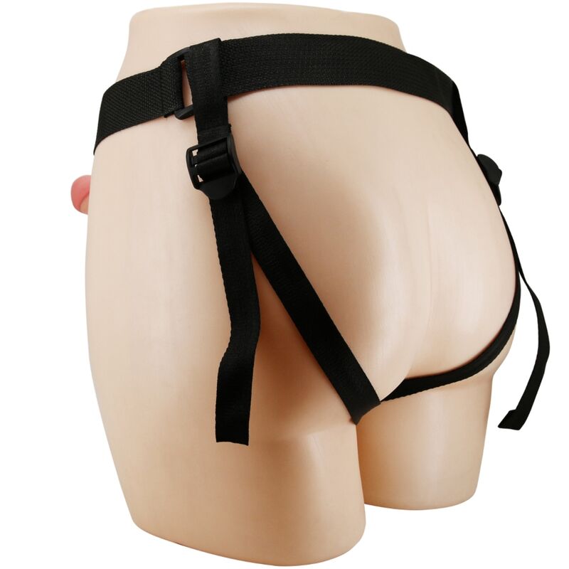 PRETTY LOVE - MAVIS HARNESS UNIVERSAL BRIEFS WITH DILDO 19 CM NATURAL - NOCTURNA DESIRES
