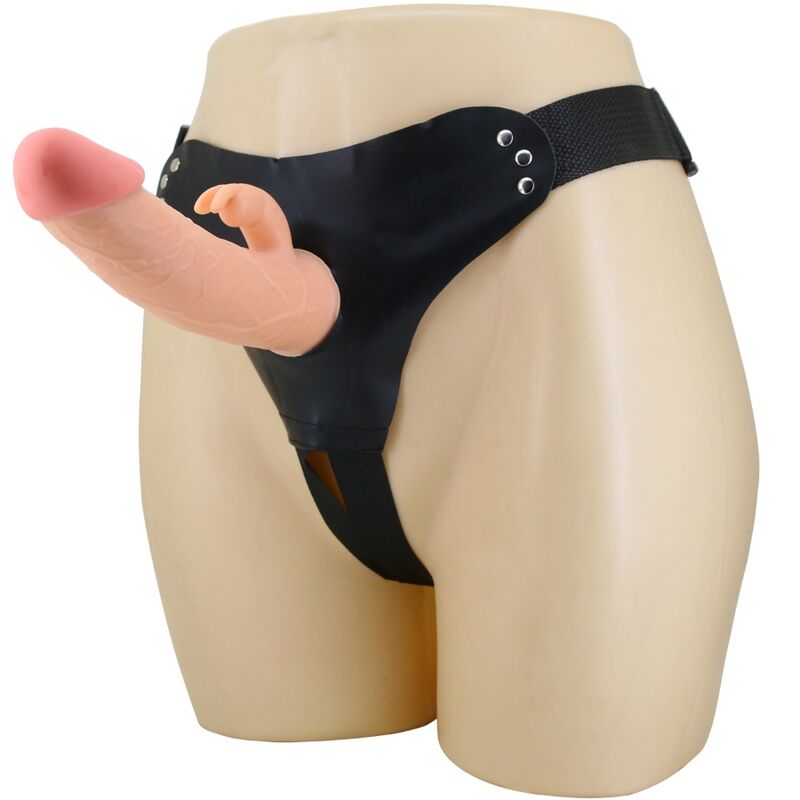 PRETTY LOVE - MAVIS HARNESS UNIVERSAL BRIEFS WITH DILDO 19 CM NATURAL - NOCTURNA DESIRES