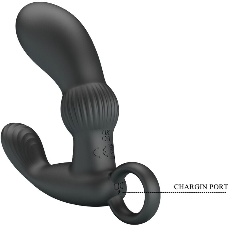 PRETTY LOVE - CAYLA ANAL VIBRATOR MASSAGER BLACK - NOCTURNA DESIRES